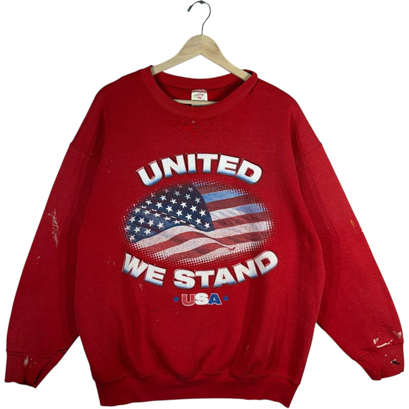 Vintage United We Stand USA Crewneck