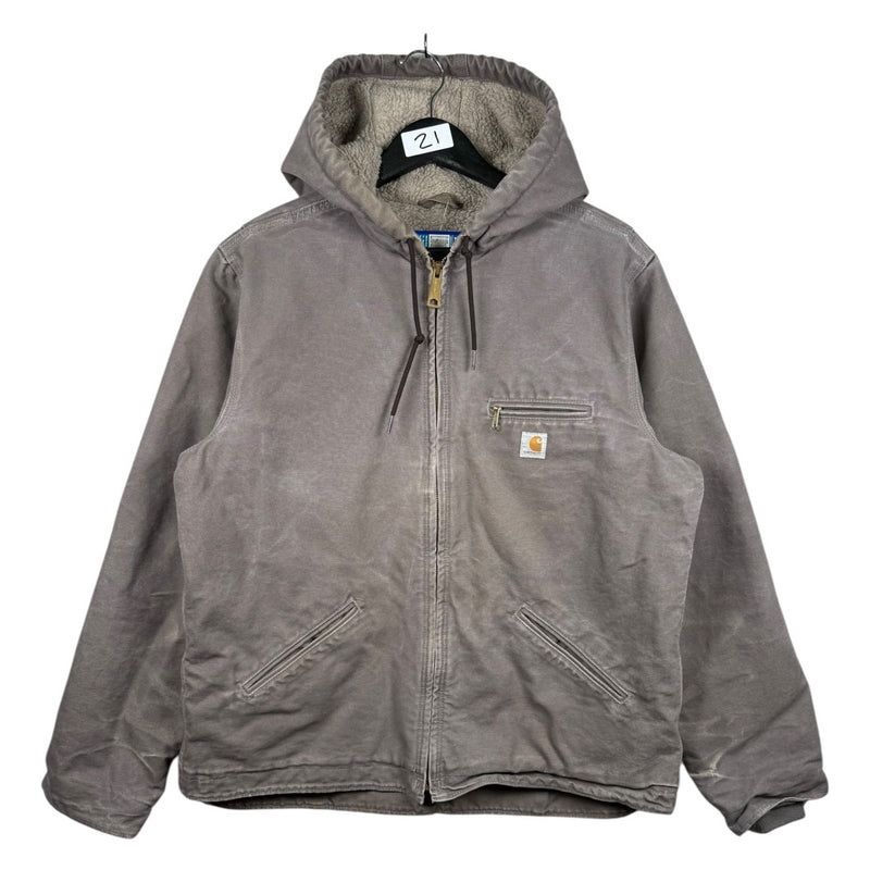 Vintage Carhartt Sherpa-Lined Full Zip Hoodie