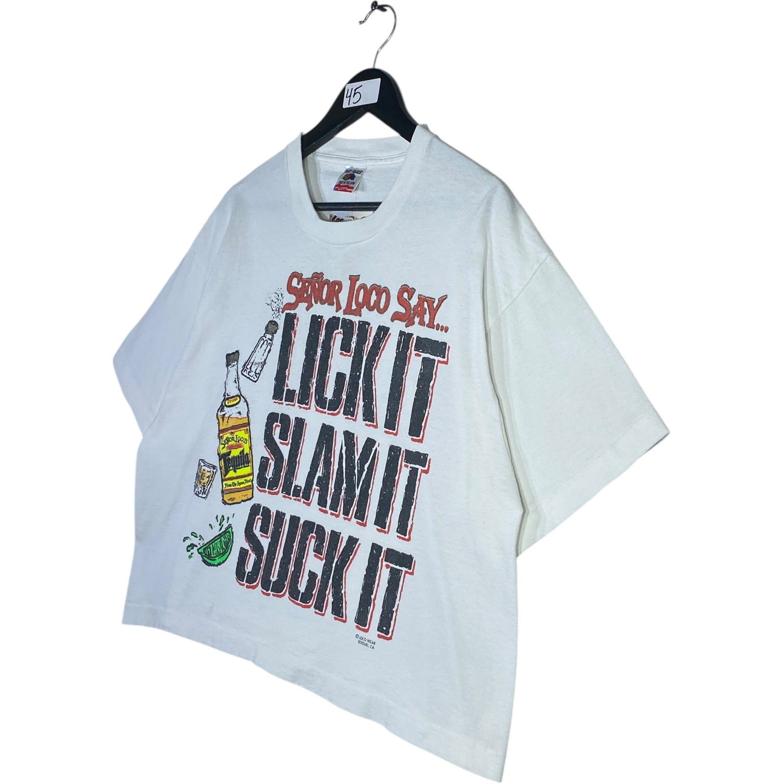 Vintage Señor Loco Cantina Cropped T-Shirt