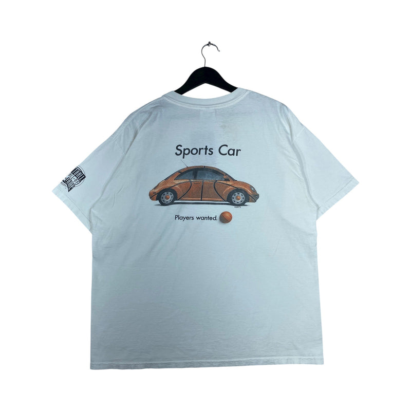 Vintage Basketball Hall Of Fame Sports Car T-Shirt