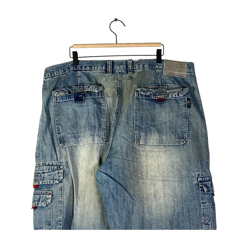 Vintage Brooklyn Xpress Cargo Denim Shorts 42
