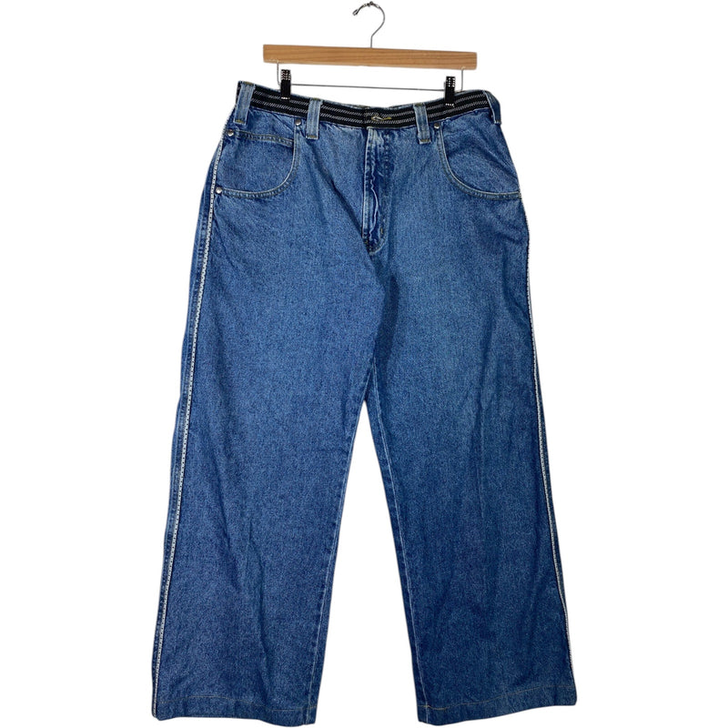 Vintage Zonz Wide Leg Denim Jeans 34
