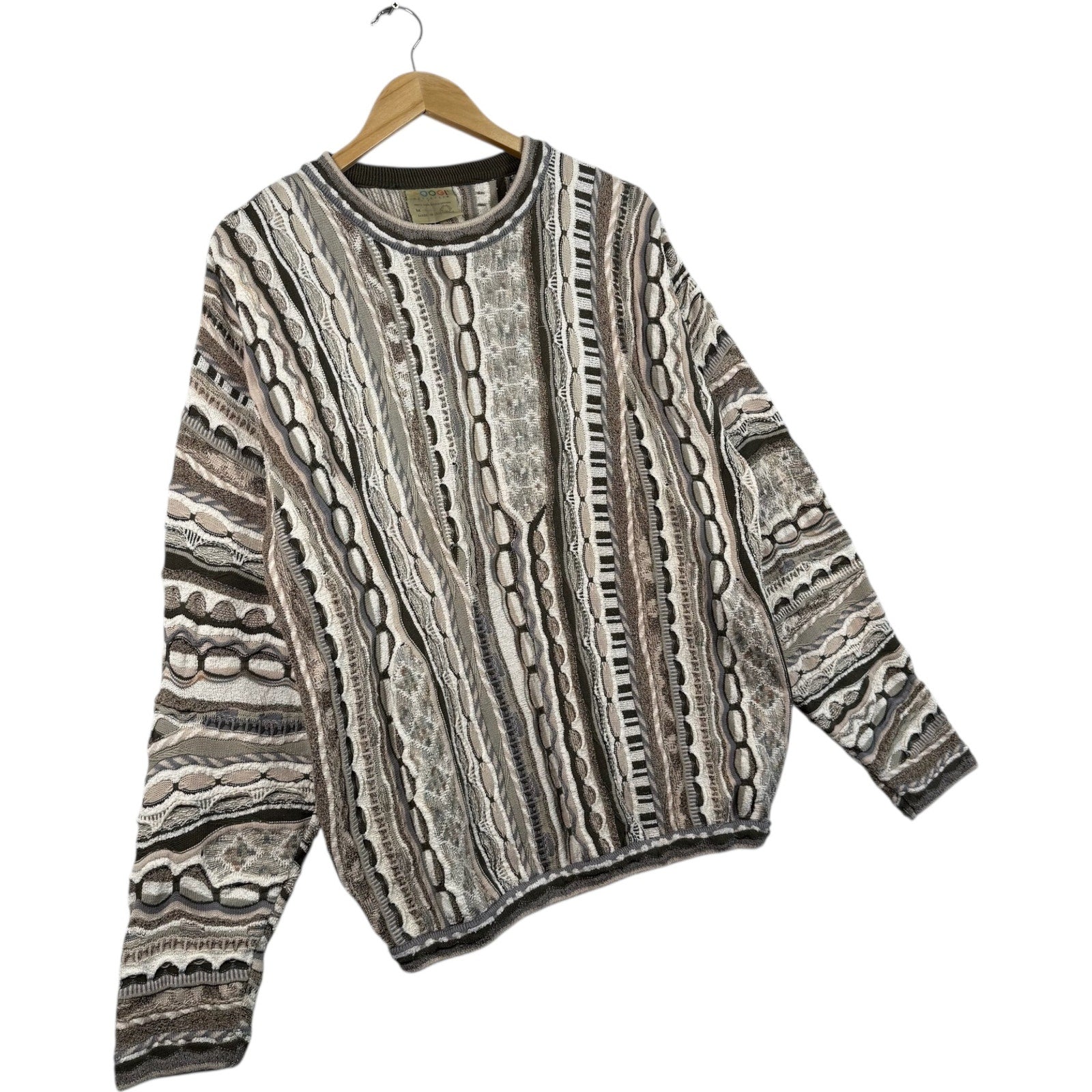 Vintage Coogi 3D Knit Textured Sweater