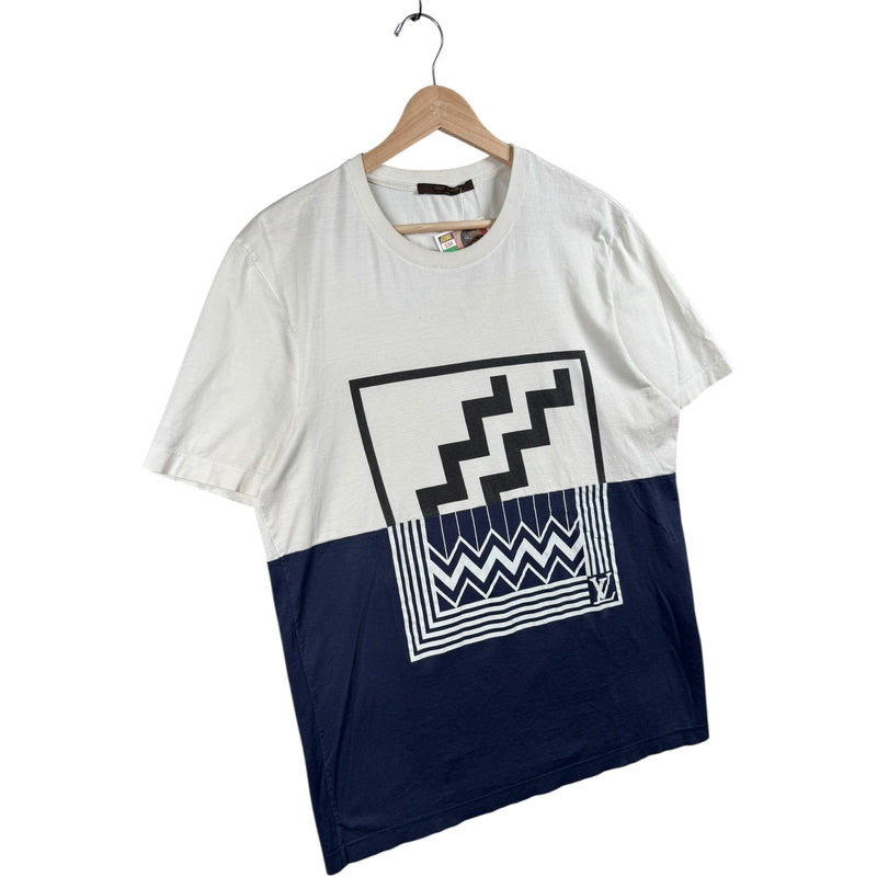 Vintage Louis Vuitton Paris Geometric Graphic T-Shirt