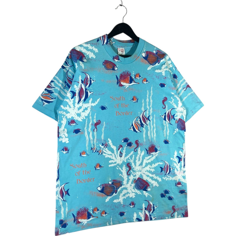 Vintage South of the Border Fish AOP Tee
