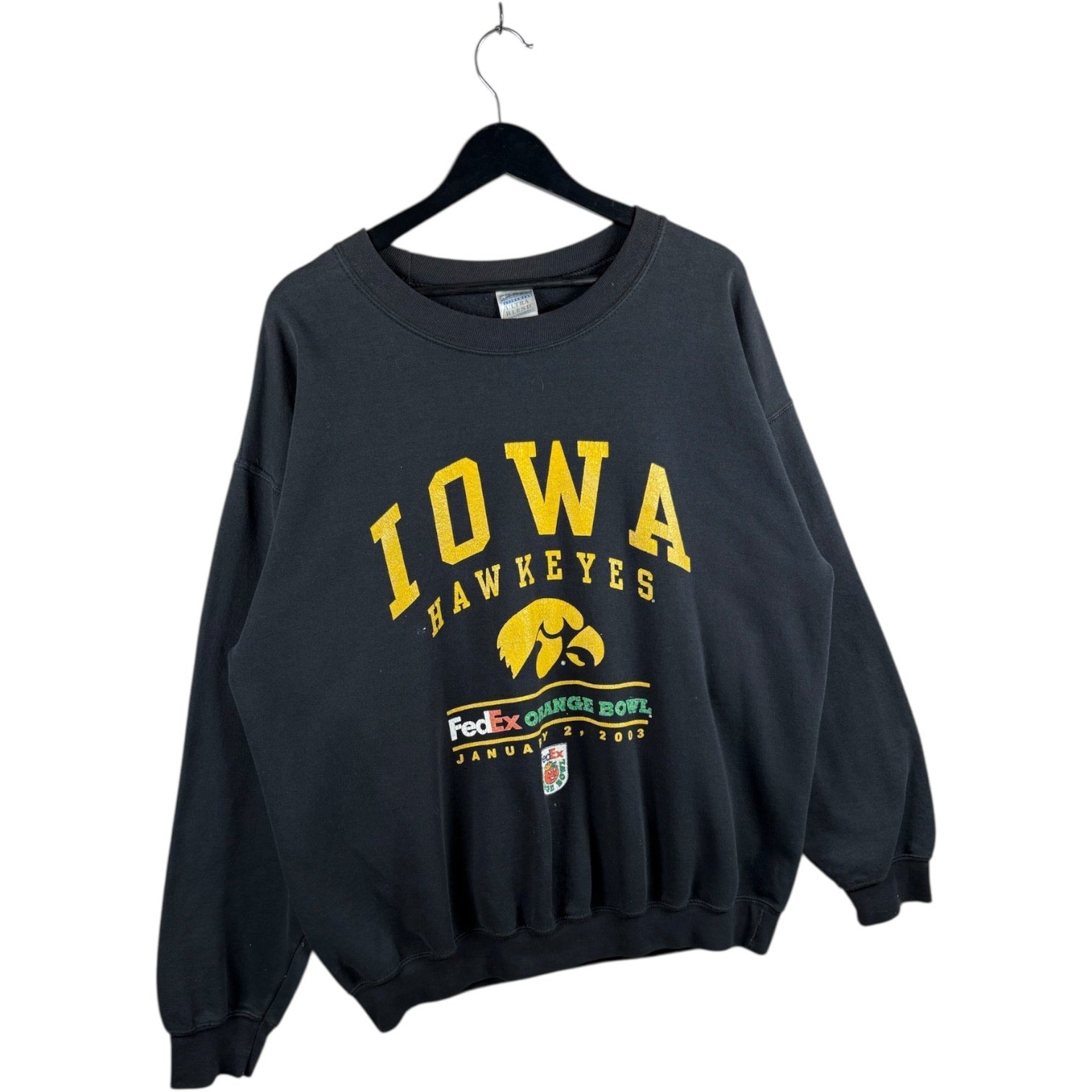 Vintage Iowa Hawkeyes Pullover Crewneck