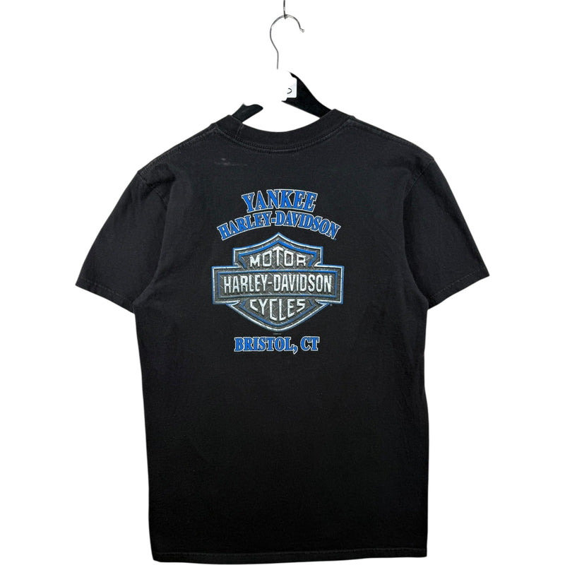 Vintage Harley Davidson Eagle Bristol Connecticut T-Shirt