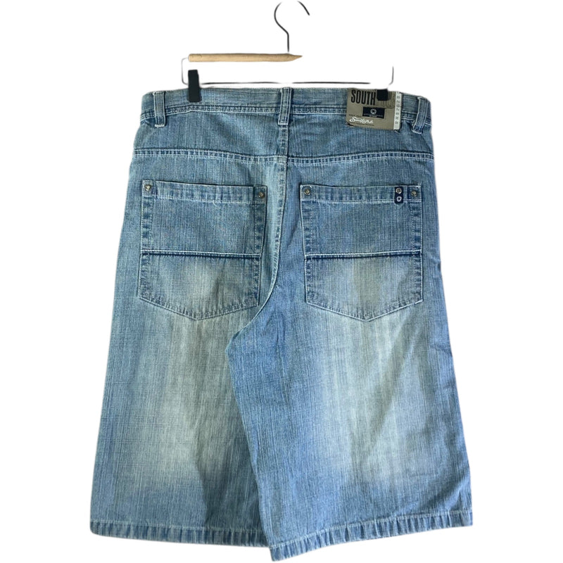 Vintage South Pole Utility Denim Shorts 36