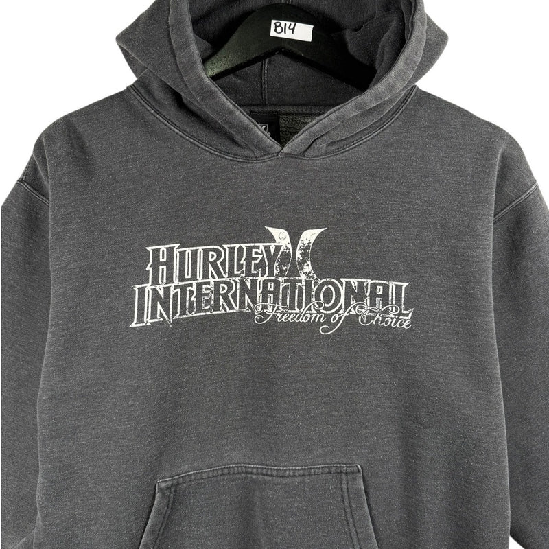 Vintage Hurley International Bold Print Hoodie