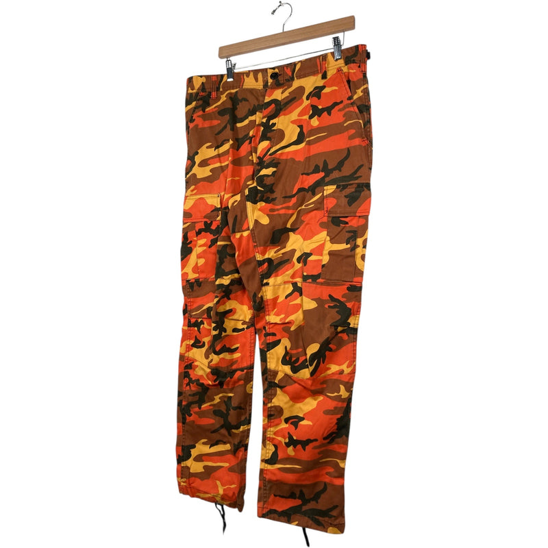 Vintage Camouflage Adjustable Cargo Pants 34x30