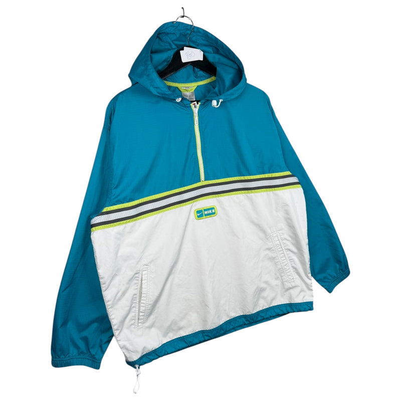Vintage Nike Colorblock Half Zip Hooded Windbreaker