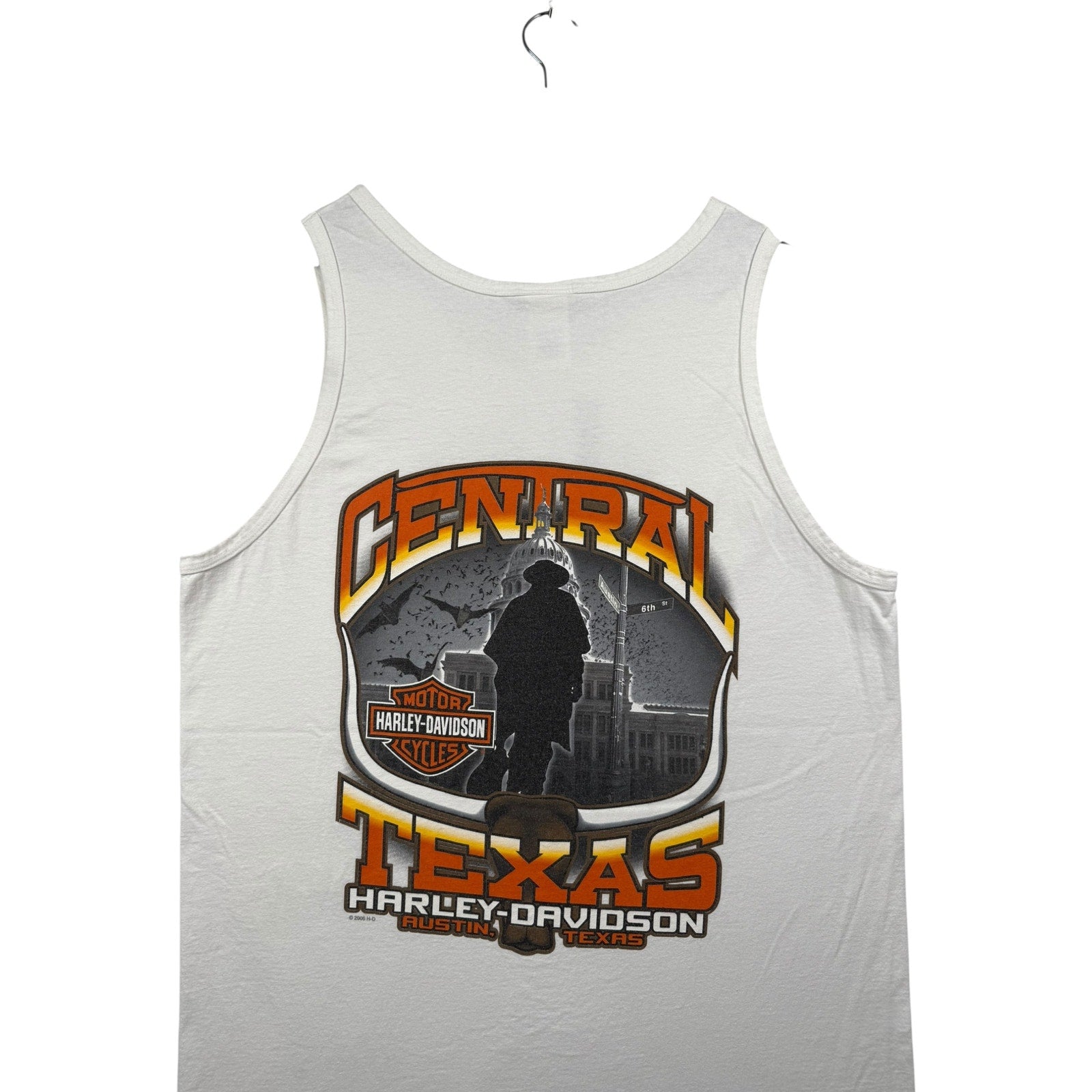 Vintage Harley Davidson Central Texas Motor Oil Tank Top
