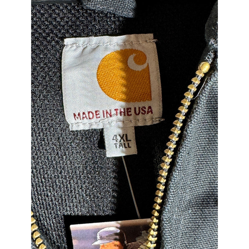 Vintage Carhartt Canvas Hooded Full Zip Workwear Jacket
