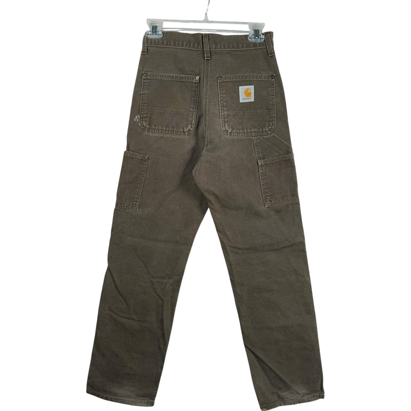 Vintage Carhartt Double Knee Carpenter Canvas Work Pants 28