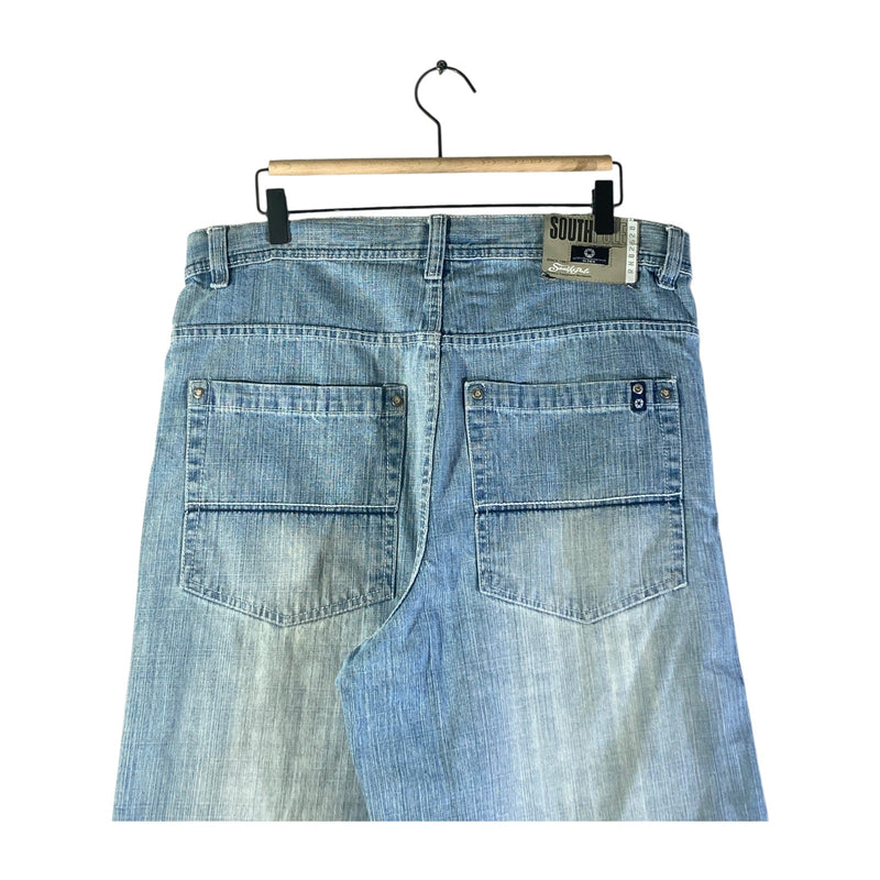 Vintage South Pole Utility Denim Shorts 36