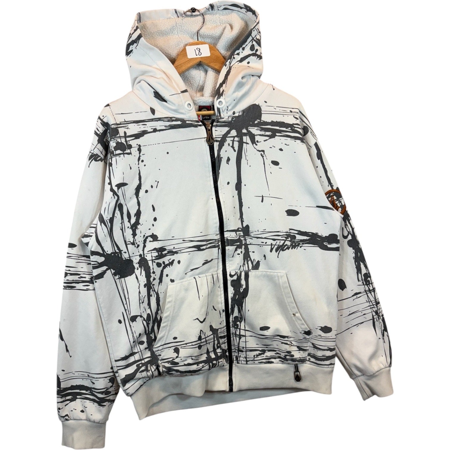 Vintage Paint Splatter AOP Hoodie