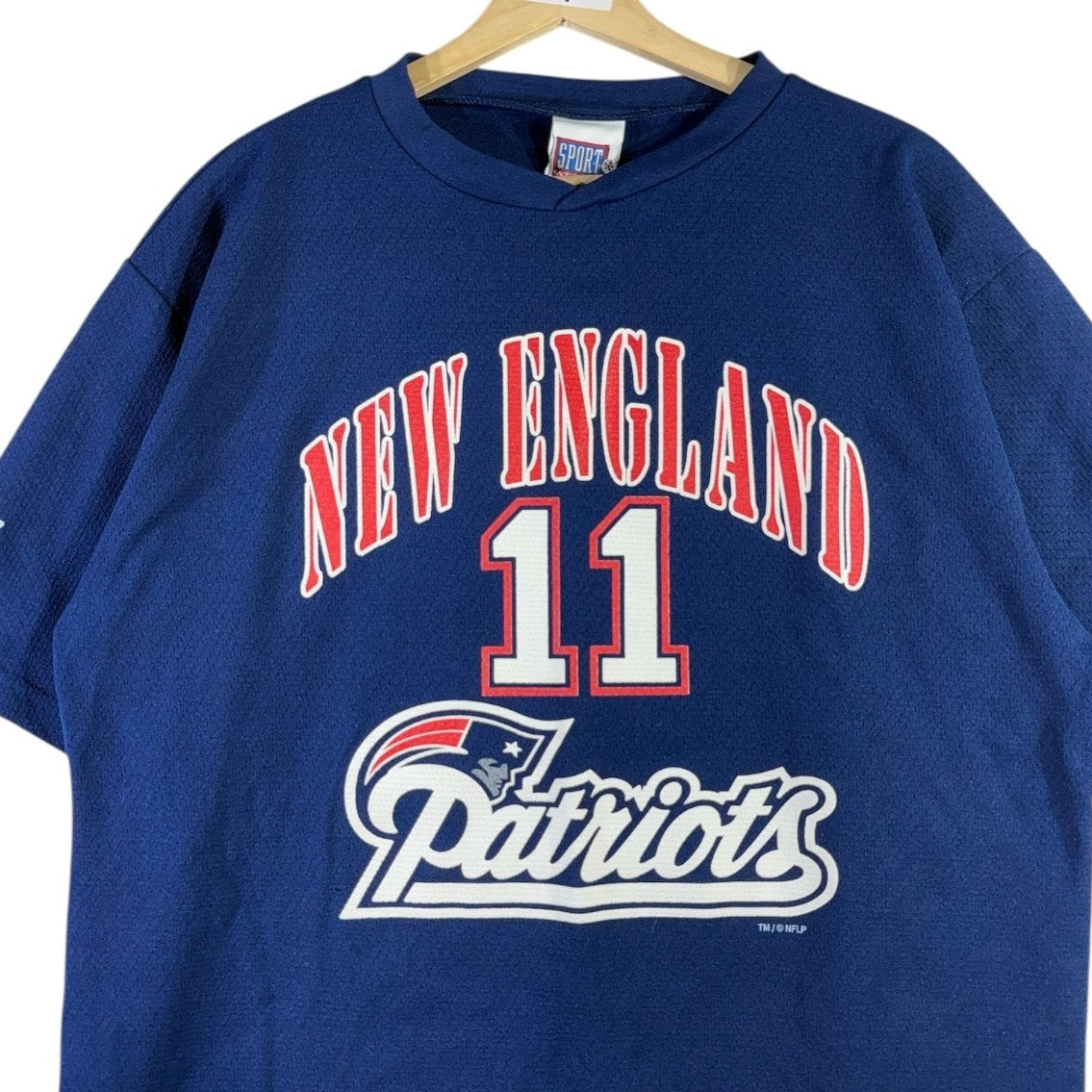 Vintage New England Patriots Bledsoe #11 NFL T-Shirt