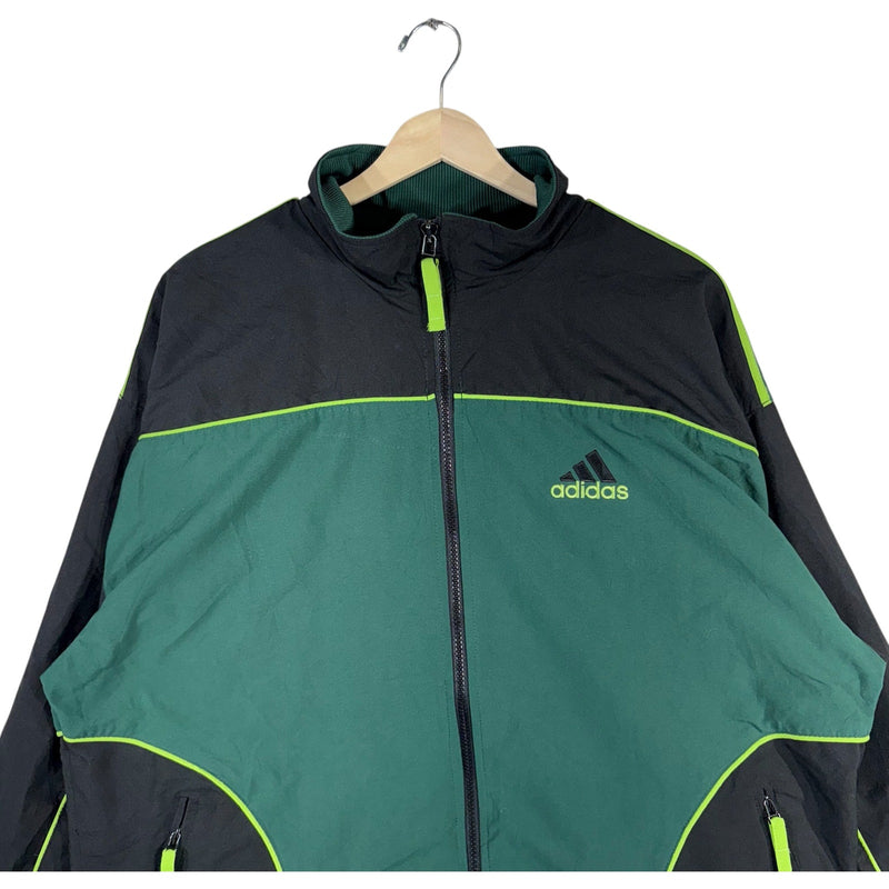 Vintage Adidas Mini Logo Full Zip Windbreaker