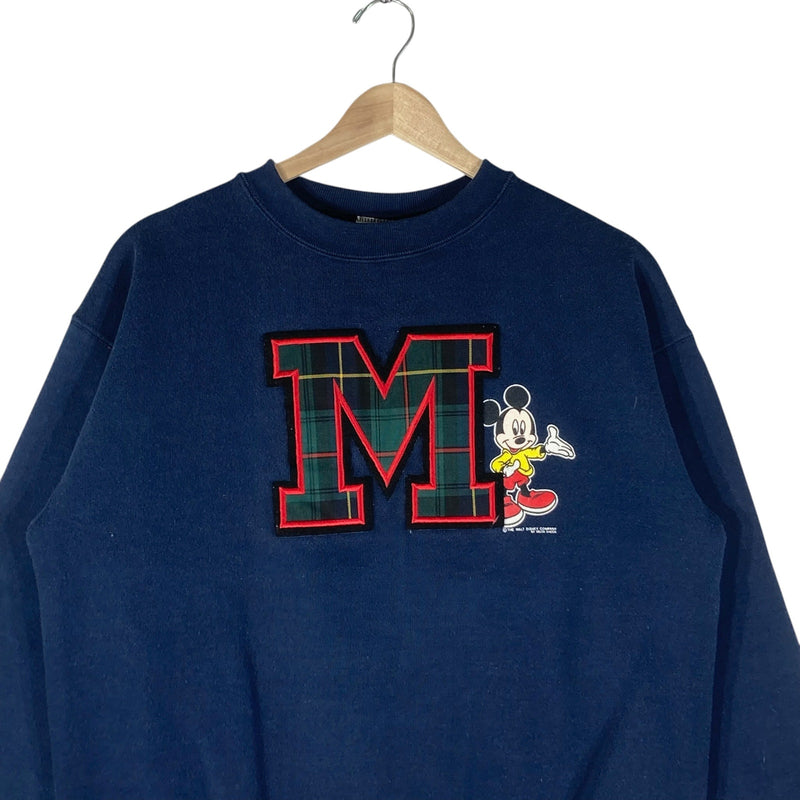 Vintage Mickey Mouse Big Letter Crewneck