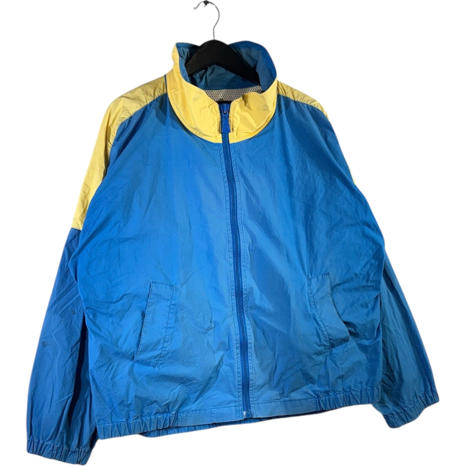 Vintage Nautical Sailing Graphic Full Zip Windbreaker