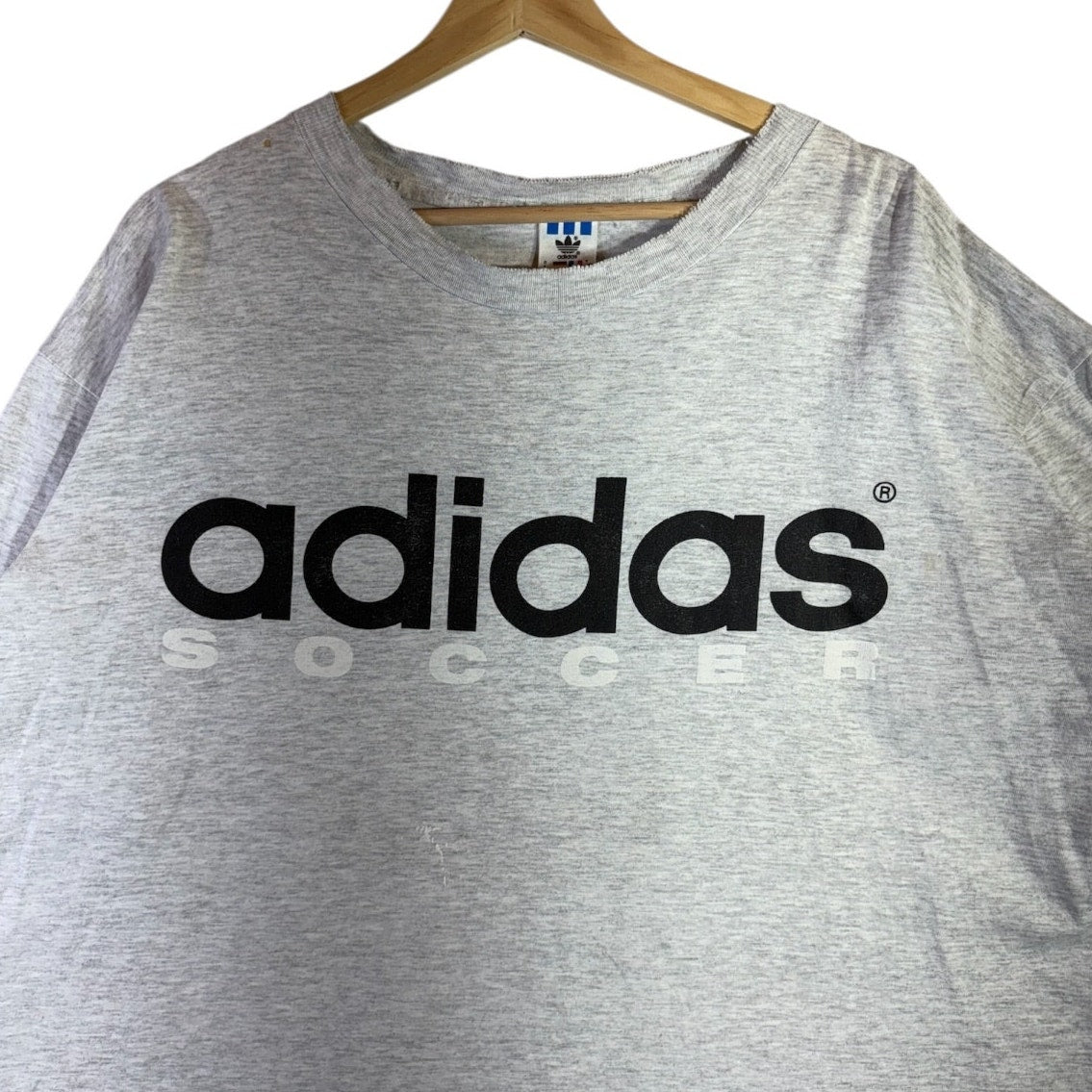 Vintage Adidas Soccer Spell Out T-Shirt