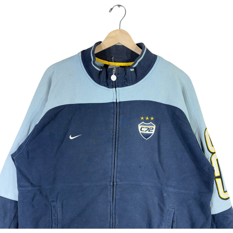 Vintage Nike Argentina Boca Juniors Track Light Jacket