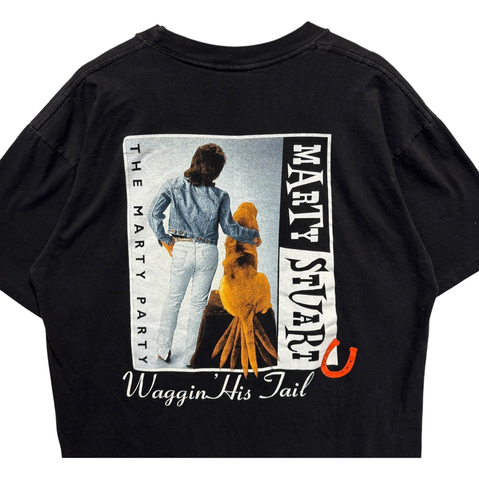 Vintage Marty Stuart I've Got a Two Toned Hound Dog Tee