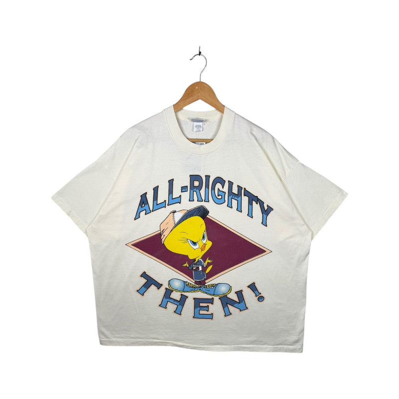Vintage Tweety Bird “All-Righty Then!” Looney Tunes T-Shirt