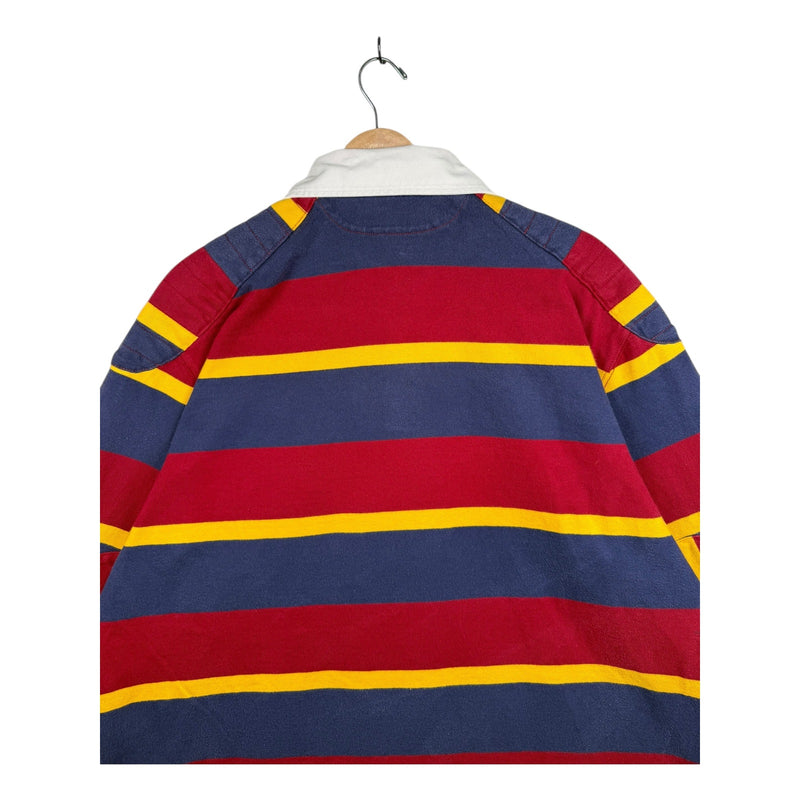 Vintage Polo Ralph Lauren Striped Rugby Long Sleeve Polo Rugby
