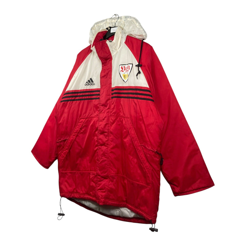 Vintage Adidas VfB Stuttgart Bundesliga Hooded Windbreaker