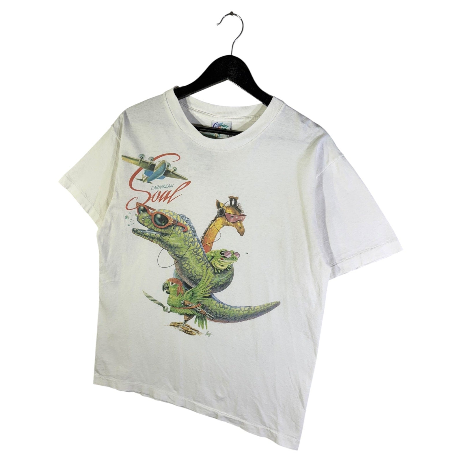 Vintage Caribbean Soul 10th Anniversary Lizard T-Shirt 90s