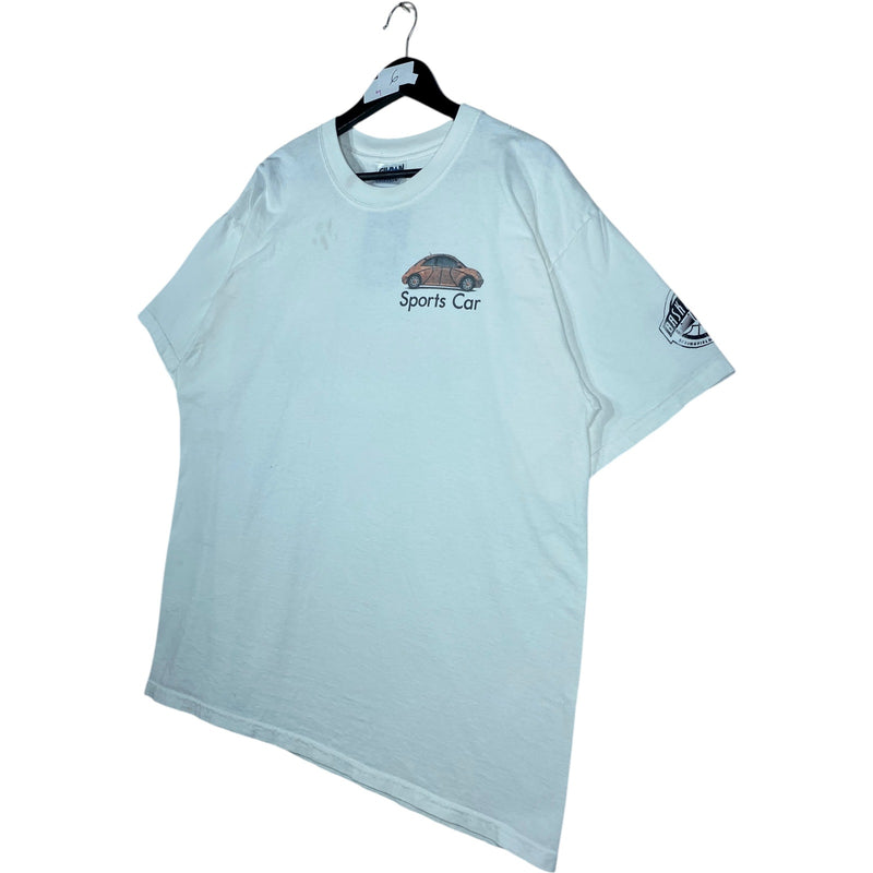 Vintage Basketball Hall Of Fame Sports Car T-Shirt