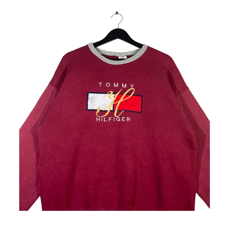 Vintage Tommy Hilfiger Embroidered Sweatshirt