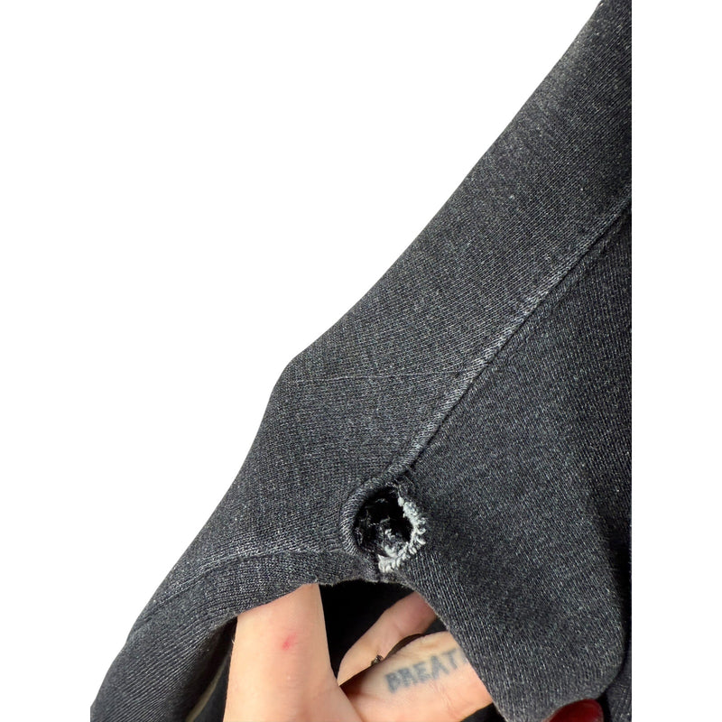 Vintage No Fear Skull Wings Graphic Pullover Hoodie