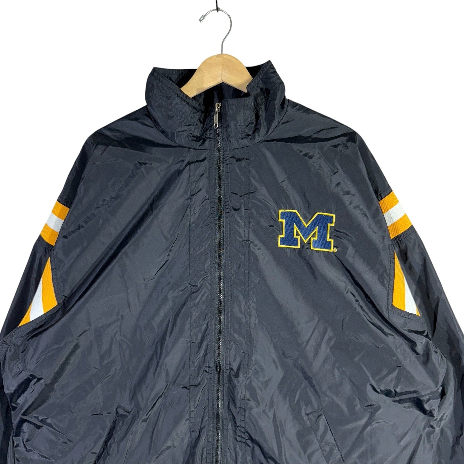 Vintage University Of Michigan Puffer Jacket