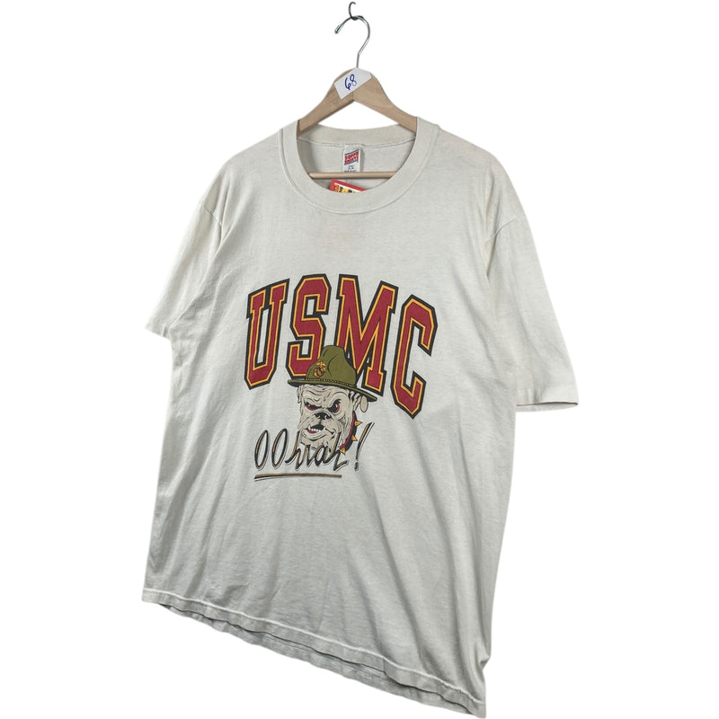 Vintage USMC Oorah Bulldog Marine Military T-Shirt