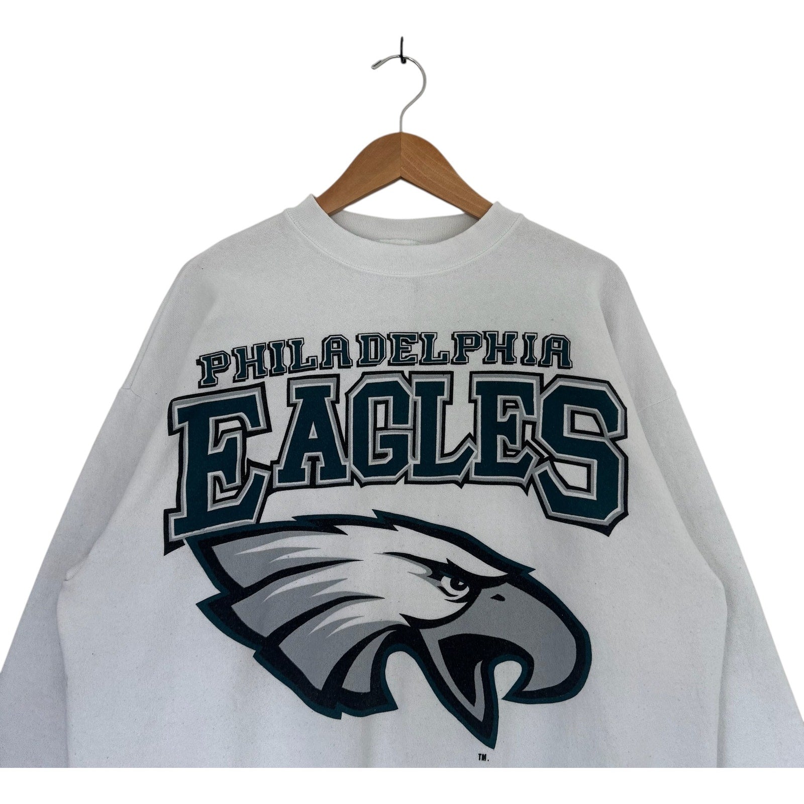 Vintage Philadelphia Eagles Bird Spell Out Crewneck