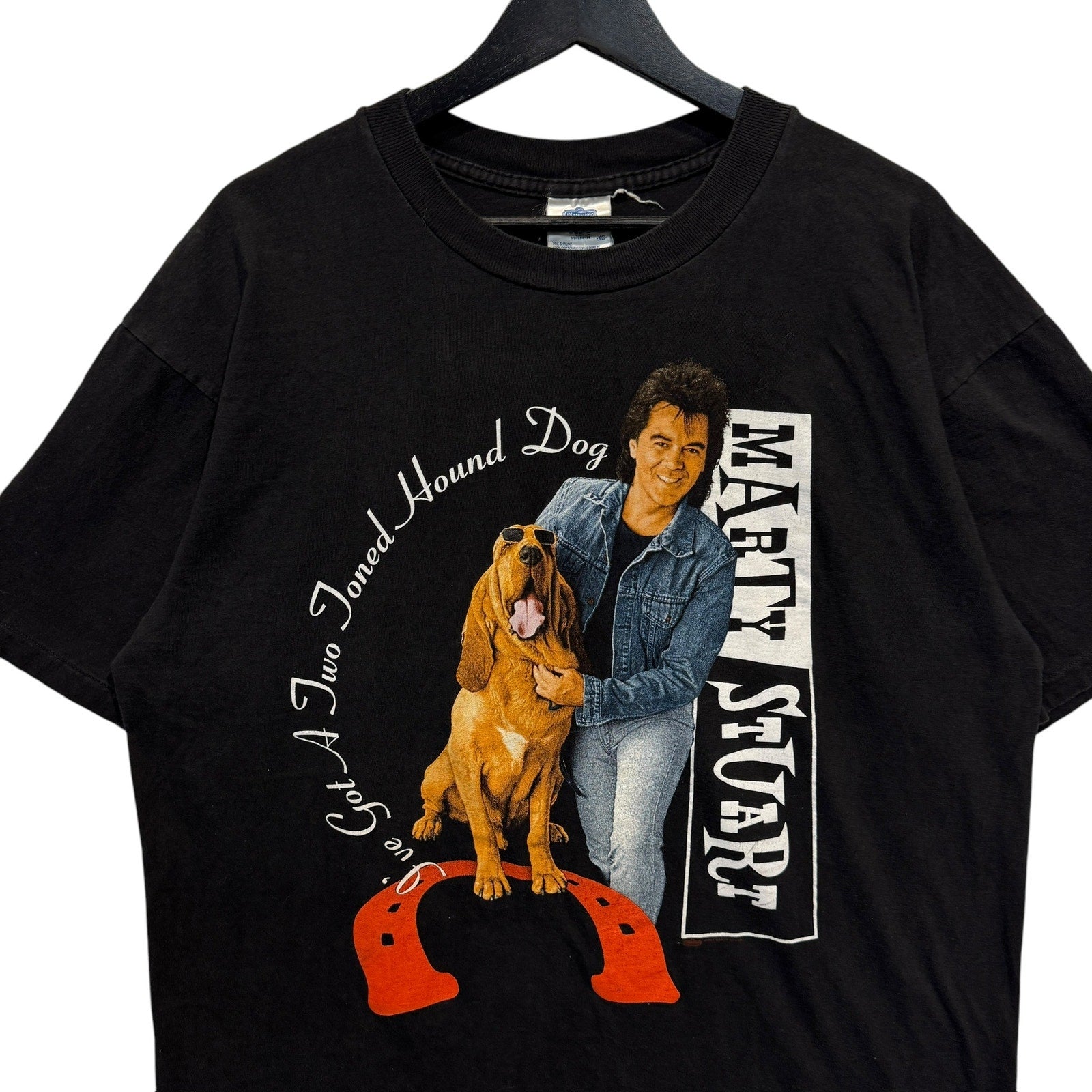 Vintage Marty Stuart I've Got a Two Toned Hound Dog Tee