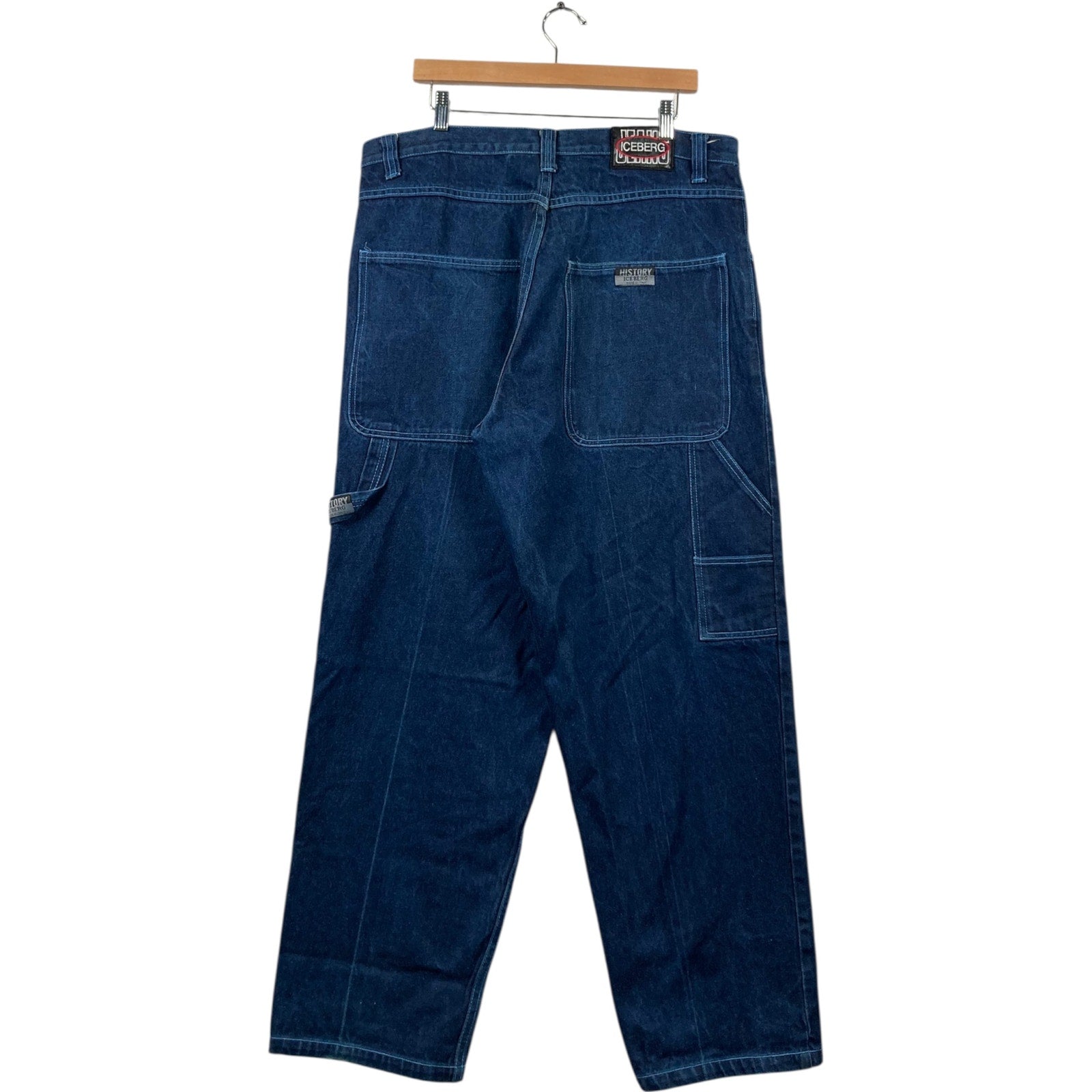 Vintage History Iceberg Denim Cargo Pants 38x32