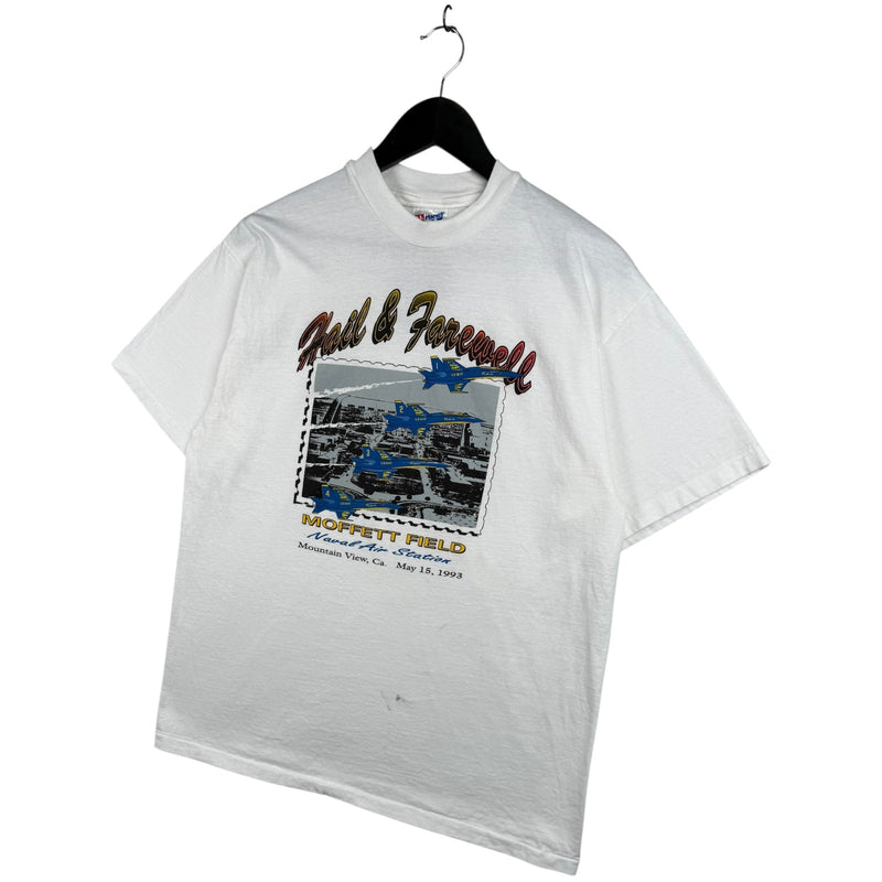 Vintage Moffett Field Naval Air Station T-Shirt 1993