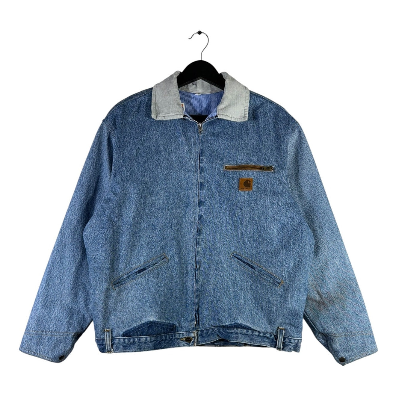 Vintage Reworked Carhartt Full Zip Denim Jacket