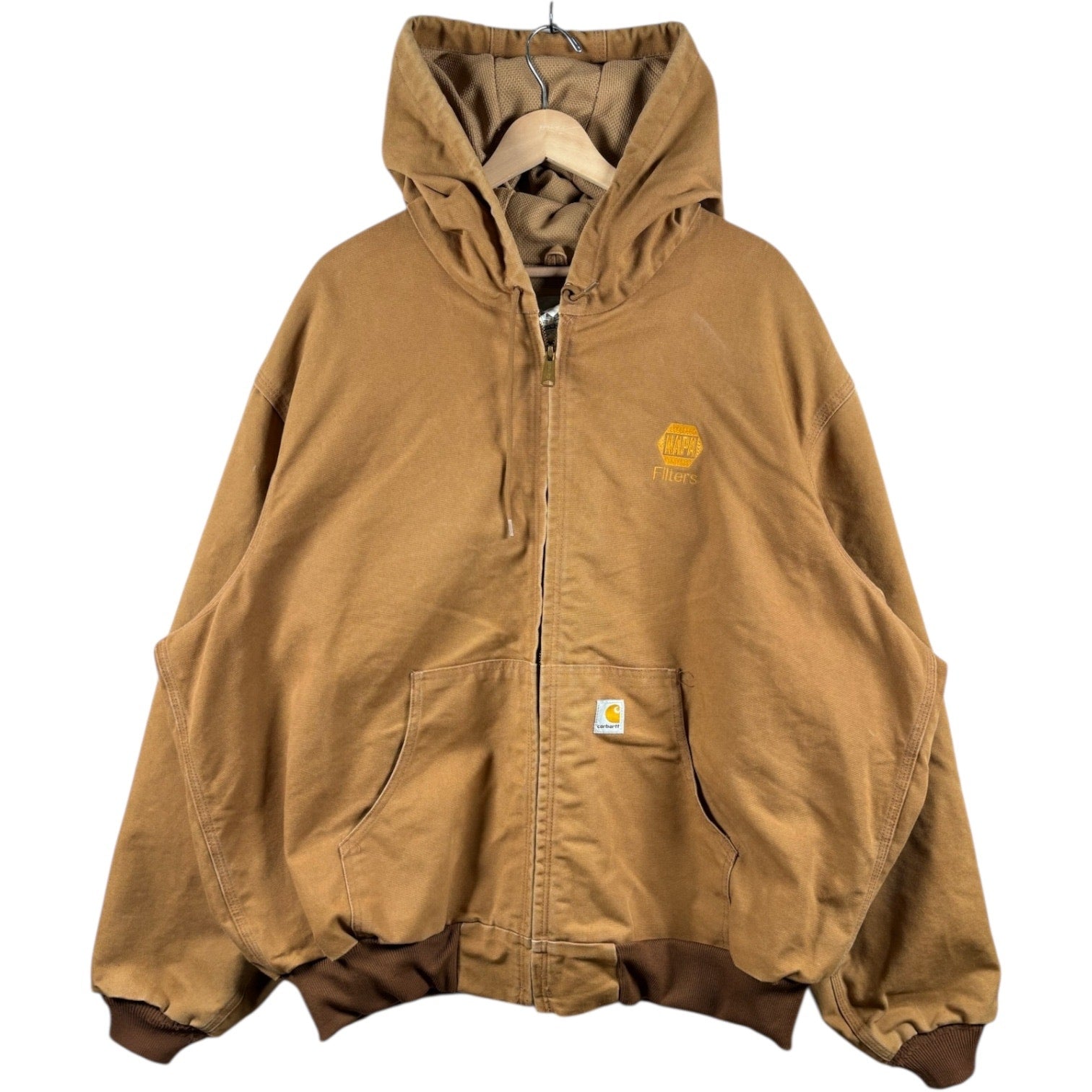Vintage Carhartt Thermal Lined Hoodie Full Zip Jacket