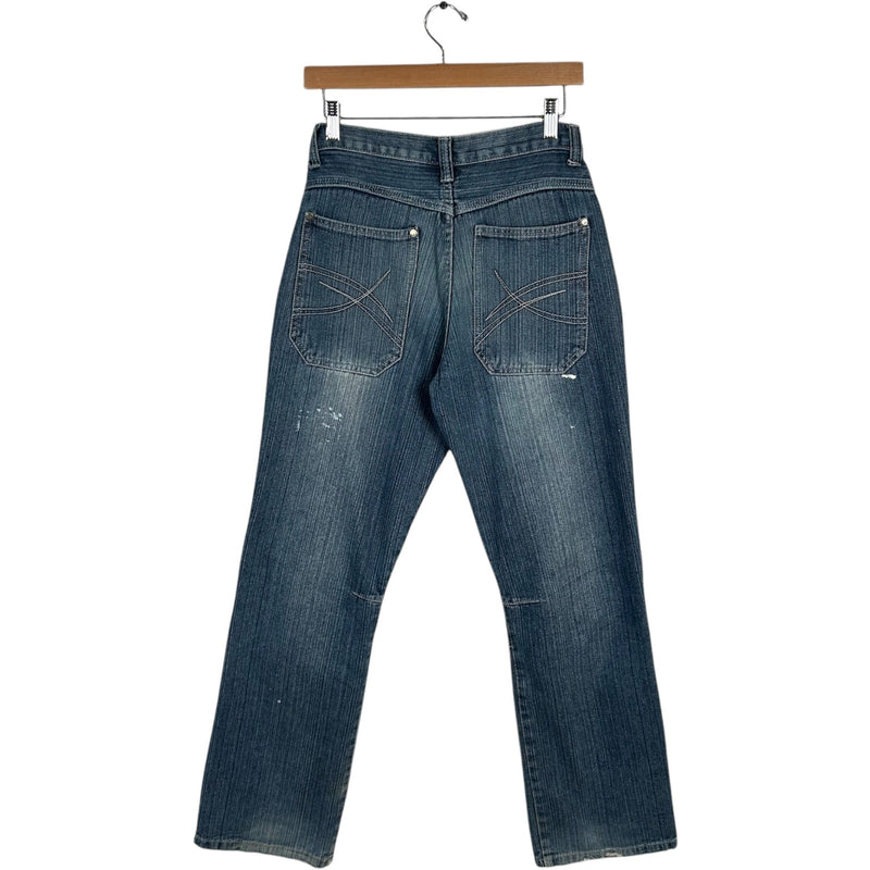 Y2K Dog Nose Straight Leg Denim Jeans 29x31