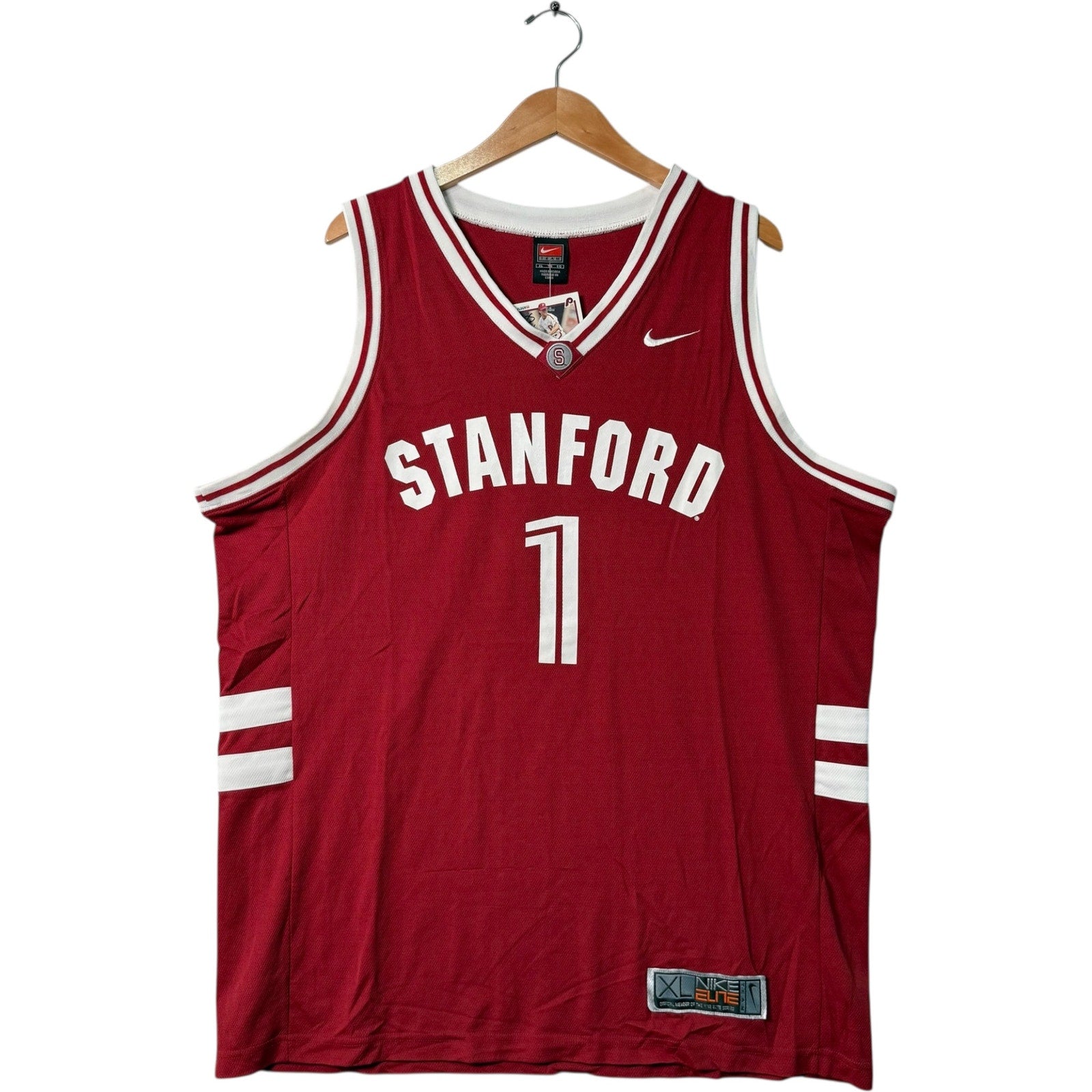 Vintage Nike University of Stanford Basketball Jersey