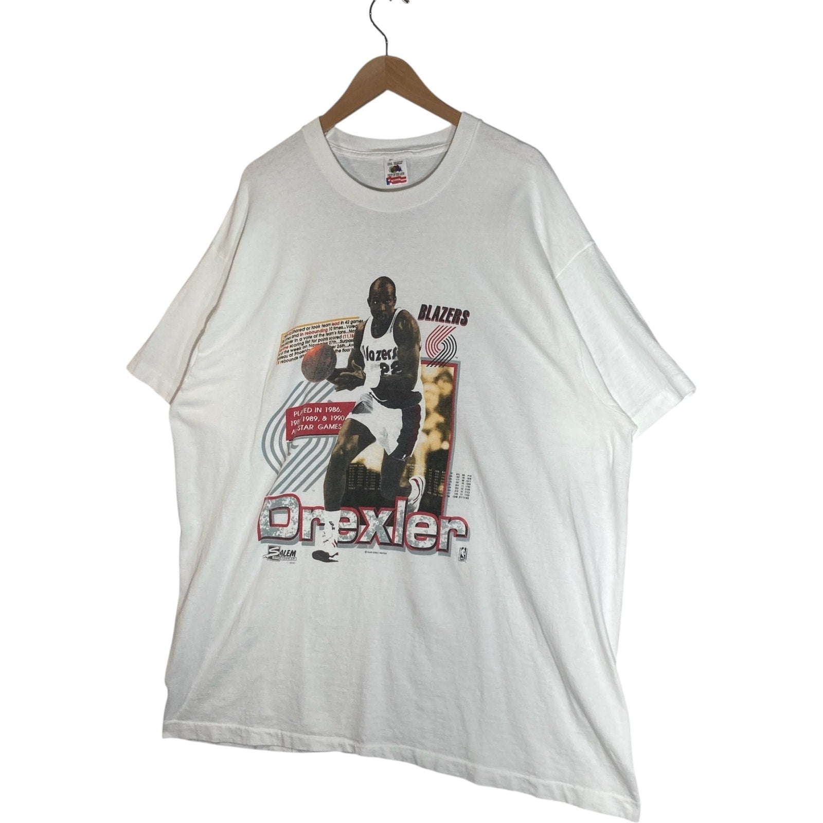 Vintage NBA Portland Trailblazers Clyde Drexler T-Shirt