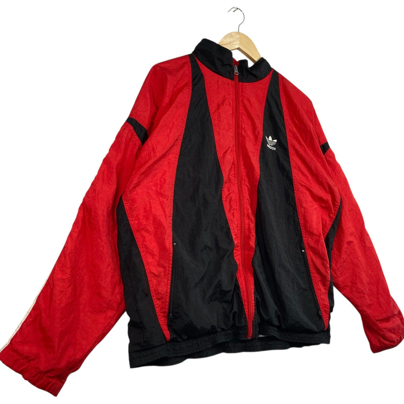 Vintage Adidas Mini Logo Color Block Windbreaker