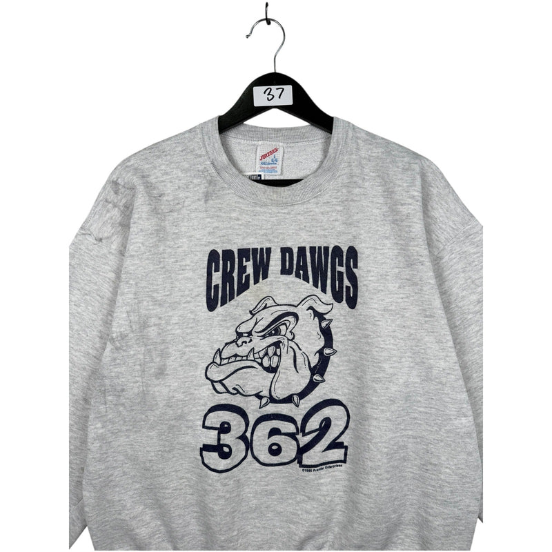 Vintage Jerzees Crew Dawgs 362 Sweatshirt Crewneck