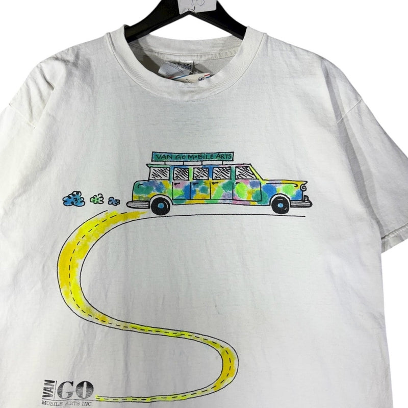 Vintage Van Go Mobile Arts Van Graphic T-Shirt