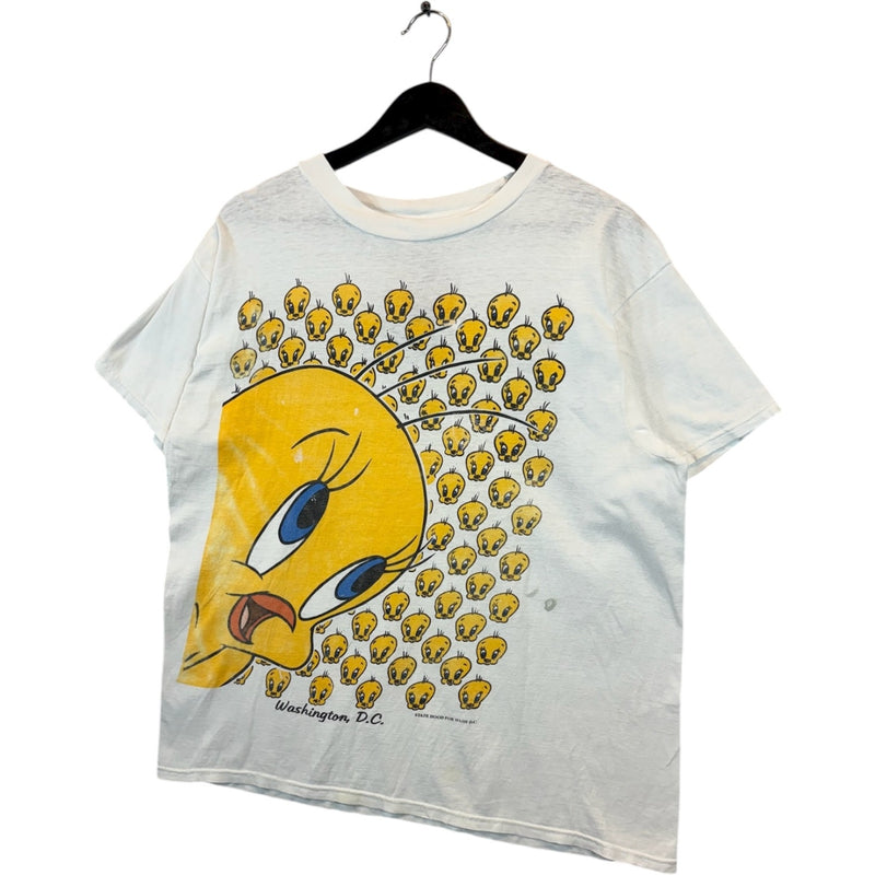 Vintage Tweety Bird Allover Print T-Shirt