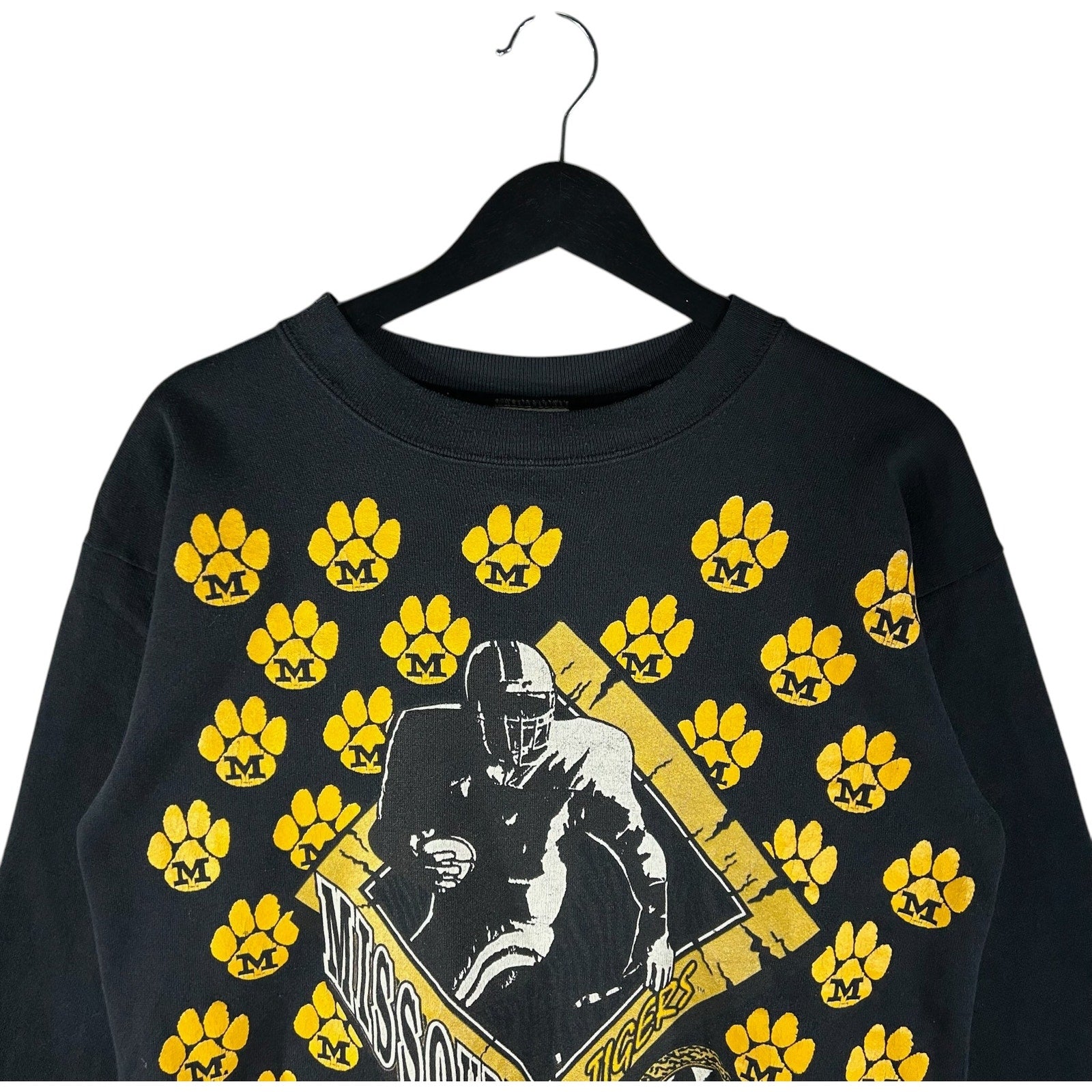 Vintage University Of Missouri Tigers Football Crewneck
